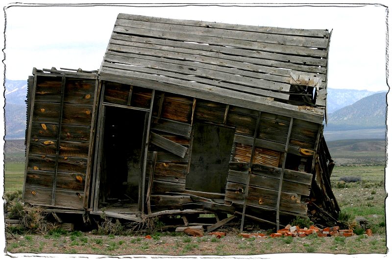 Leaning Shack On the Road to Bryce Canyon, UT � Dave Hickey
